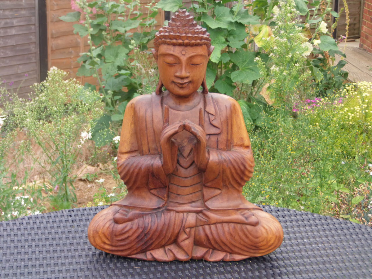Buddha Wood Carvings Home gifts garden
