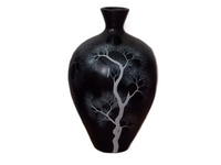 Black Floor Vase