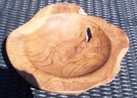 Rustic Wooden Bowl M