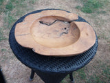 Rustic Wooden Bowl L