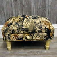 Chairs - Footstool With Pet Pattern