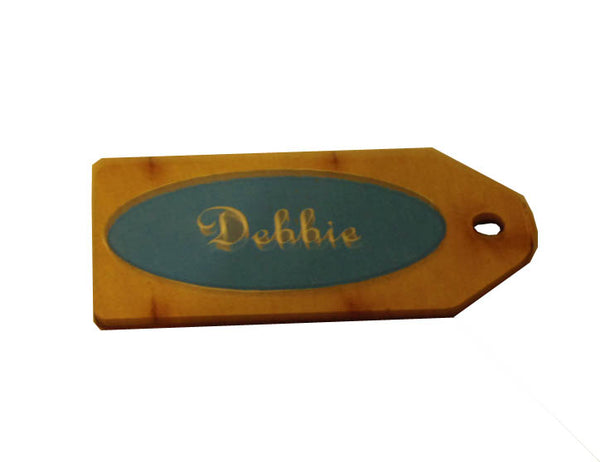 Wooden Duck name tags