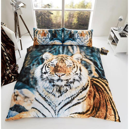 Animal print duvet set Tiger (single)