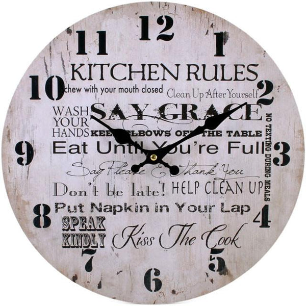 Wall Clocks - Kitchen Rules Clock