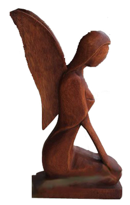 Angel wood carving