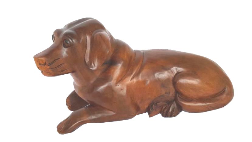 Hand carved wooden animals