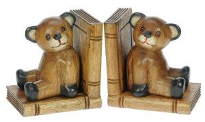 Wooden Bookends