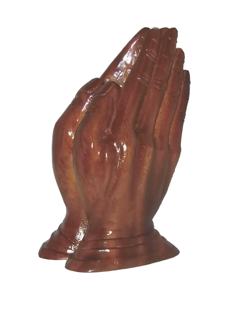 Wooden hand ornament