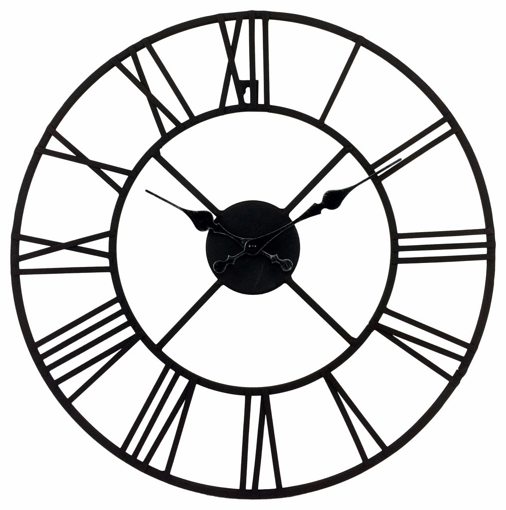 Roman Numeral Skeleton Clock
