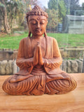 Buddha wood statue