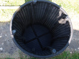 Black Rattan Garden Bistro Set