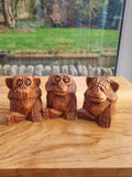 Wooden Monkey set