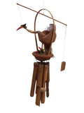 Bamboo wind chime  bird with nest