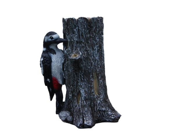 Woodpecker statue
