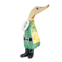 Wooden duck with  wellies professional