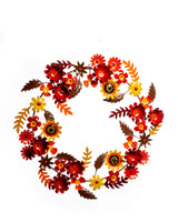 flower wreath wall art
