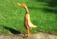 Large wooden ducks