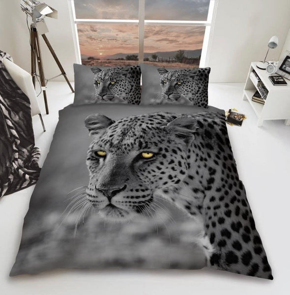 leopard duvet