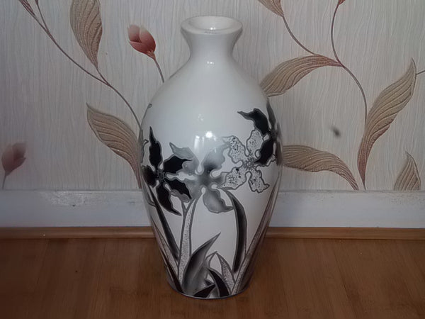 white vase