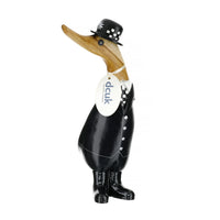 Wooden duck with  wellies professional