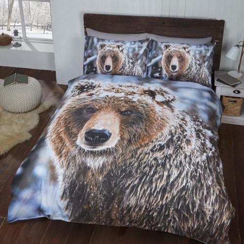 Bedding - Brown Bear Duvet Set Single