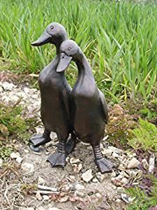 Black Ducks Garden Ornament