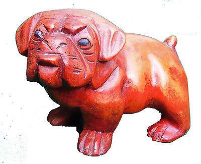 Bulldog - Bulldog Small Ornament Wood Carving