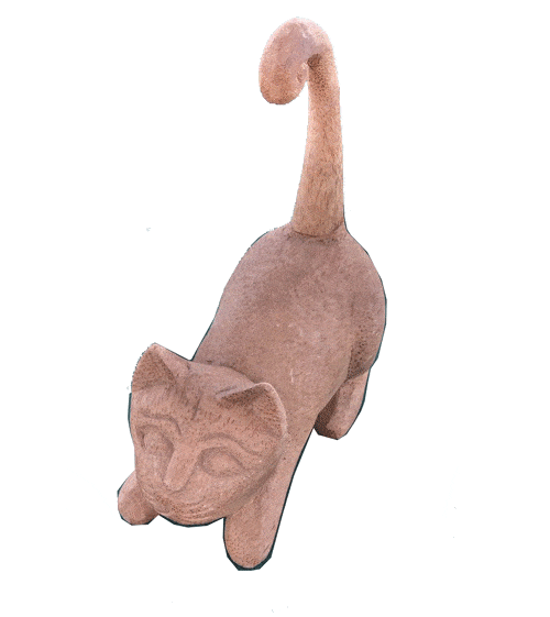 Decorative Ornaments & Figures - Cat Crouching