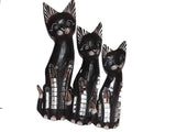 Decorative Ornaments & Figures - Cat Ornament Set Of 3