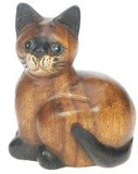 Decorative Ornaments & Figures - Cat Statue Wooden