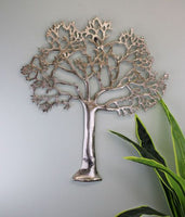 Decorative Ornaments & Figures - Large Metal Tree Of Life Wall Plaque
