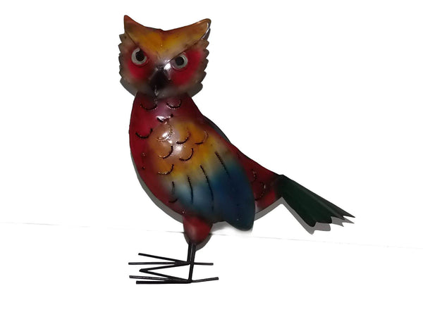 Decorative Ornaments & Figures - Owl Metal Ornament