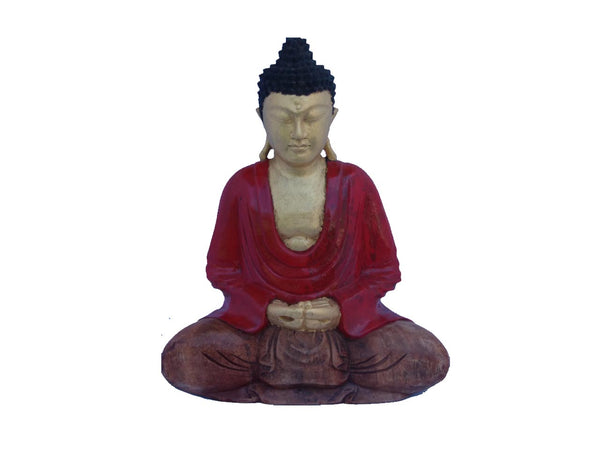 Decorative Ornaments & Figures - Painted Buddha