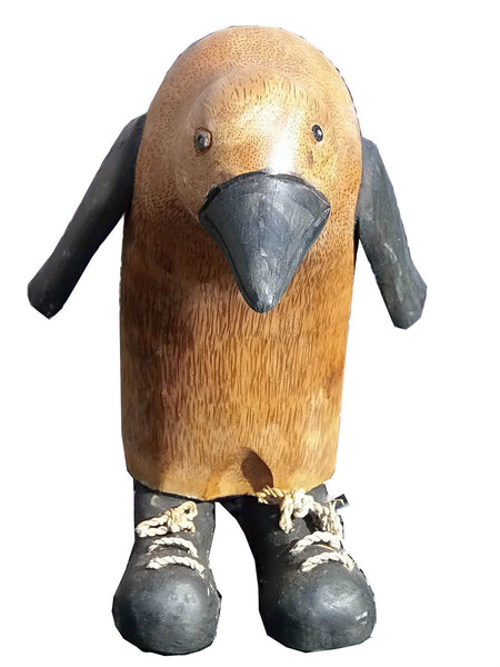 Decorative Ornaments & Figures - Penguin Bamboo With Shoes
