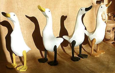 wooden ducks large custom painted