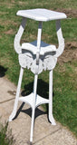 Display Stands - Wooden Plant Stand 3 Tier In White