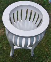 Display Stands - Wooden Plant Stand Barrel