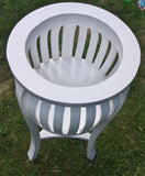 Display Stands - Wooden Plant Stand Barrel