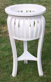 Display Stands - Wooden Plant Stand Barrel