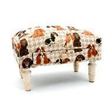 Footstool with Pet Pattern