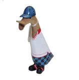Duck - Wooden Duck With  Wellies Sporting