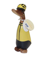 Duck - Wooden Duck With  Wellies Sporting