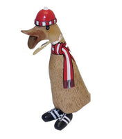 Duck - Wooden Duck With  Wellies Sporting