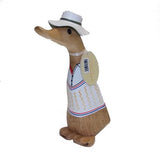 Duck - Wooden Duck With  Wellies Sporting