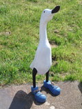 Duck - Wooden Ducks With Shoes Painted