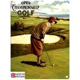 FEMALE GOLFER SIGN