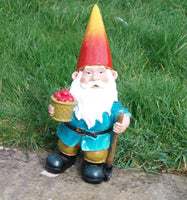 Figurines/Figures/Groups - Gnome With Apples