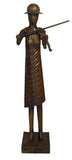 Figurines/Figures/Groups - Music Figures Wooden Statue