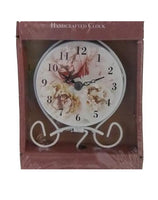 Mantle Rose Clock Cream