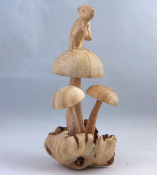 mushroom with mouse